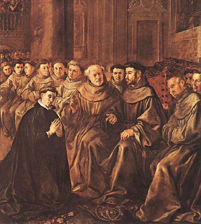 HERRERA, Francisco de, the Elder St Bonaventure Joins the Franciscan Order g china oil painting image